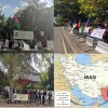  Free Balochistan Movement protest against Iran in the USA, UK and Germany
