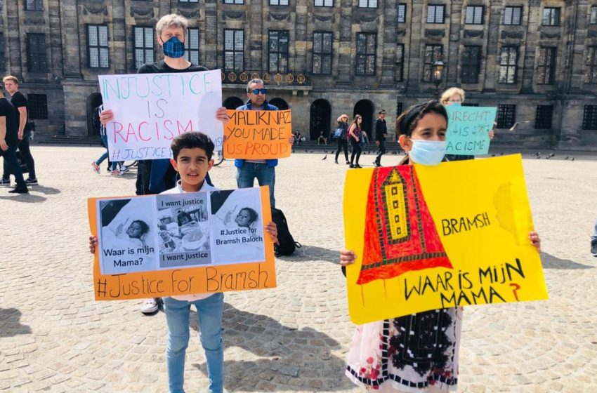  The Netherlands: Bramsh Baloch Solidarity Committee holds demonstration