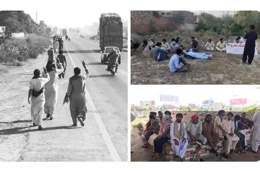  Baloch students’ march reaches Okara