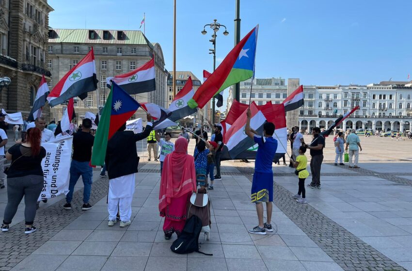  FBM activists join protest of Arabs of Al-Ahwaz to support their stand off against Iran