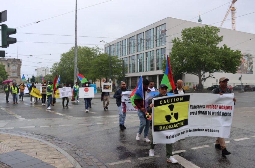  Free Balochistan Movement protests on the anniversary of Pakistan’s nuclear tests