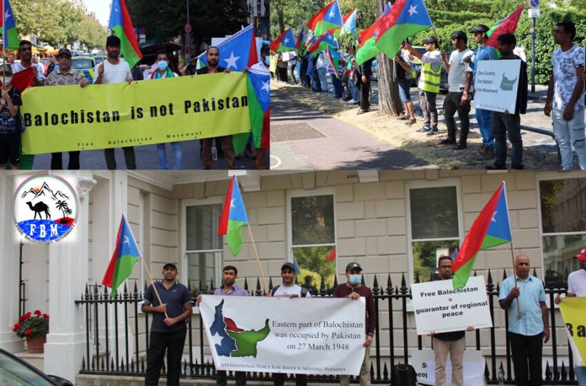  FBM observed protests in the UK and Germany on Pakistan’s National Day