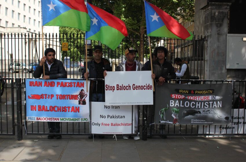  Free Balochistan Movement to protest against Zahedan massacre in the UK and Germany