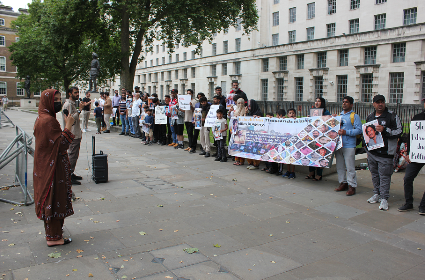  UK: Protest against enforced disappearances in Balochistan