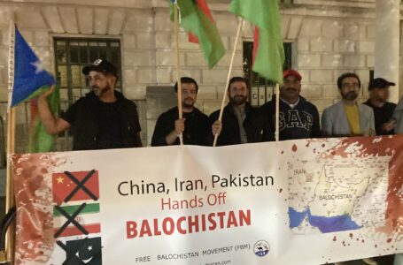 Free Balochistan Movement Protest outside Chinese Embassy London