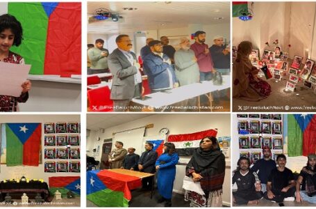 Free Balochistan Movement Commemorates Baloch Martyrs’ Day Across European Countries