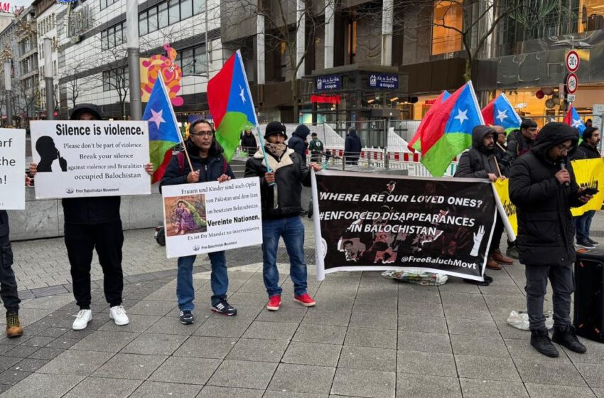  Protest in Germany Marks Human Rights Day, Calls for Balochistan’s Freedom