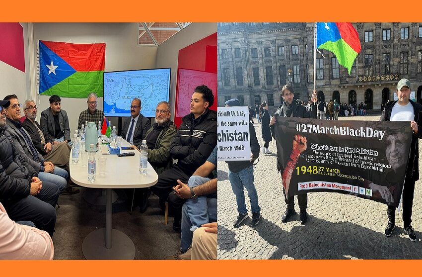  27 March Balochistan Occupation Day: Free Balochistan Movement Held events and protests
