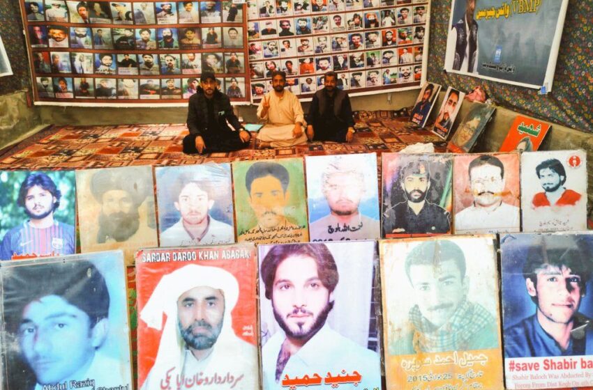  Enforced Disappearances in Balochistan: VBMP Protest Camp Marks 6,120 Days