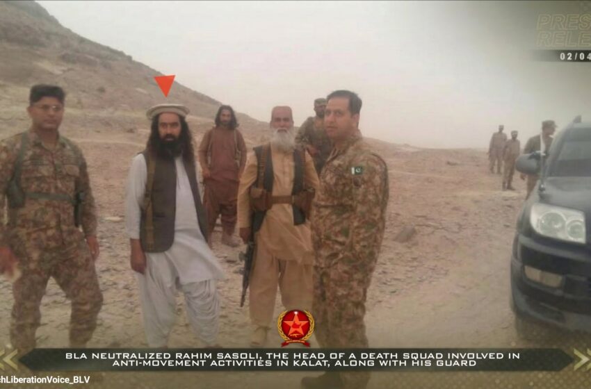  Three Pakistan army collaborators killed in Balochistan 