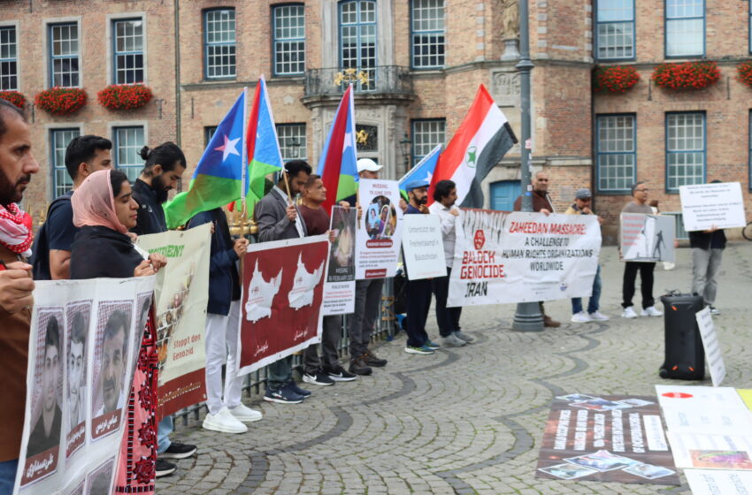  Rally in Germany: FBM Condemns Pakistan and Iran State Violence in Balochistan